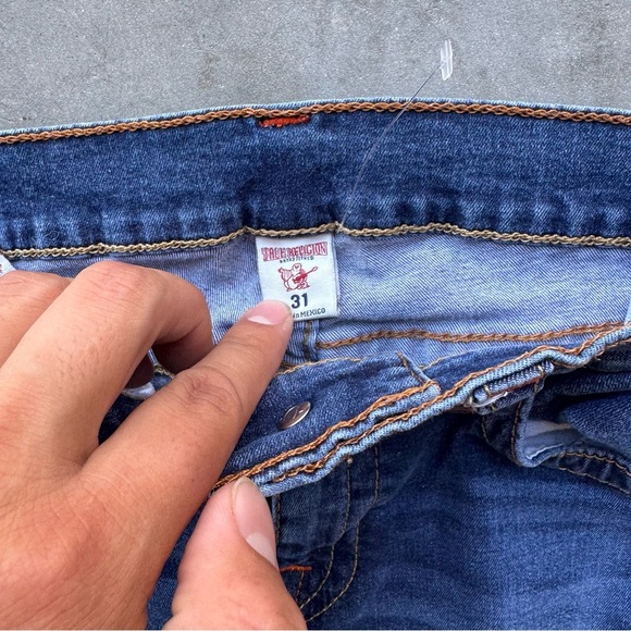 Y2K True Religion Indigo Jeans - Picture 3 of 4